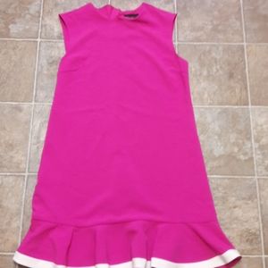 Hot pink shift  dress